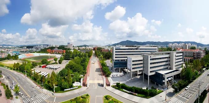 Toàn cảnh trường đại học Hannam