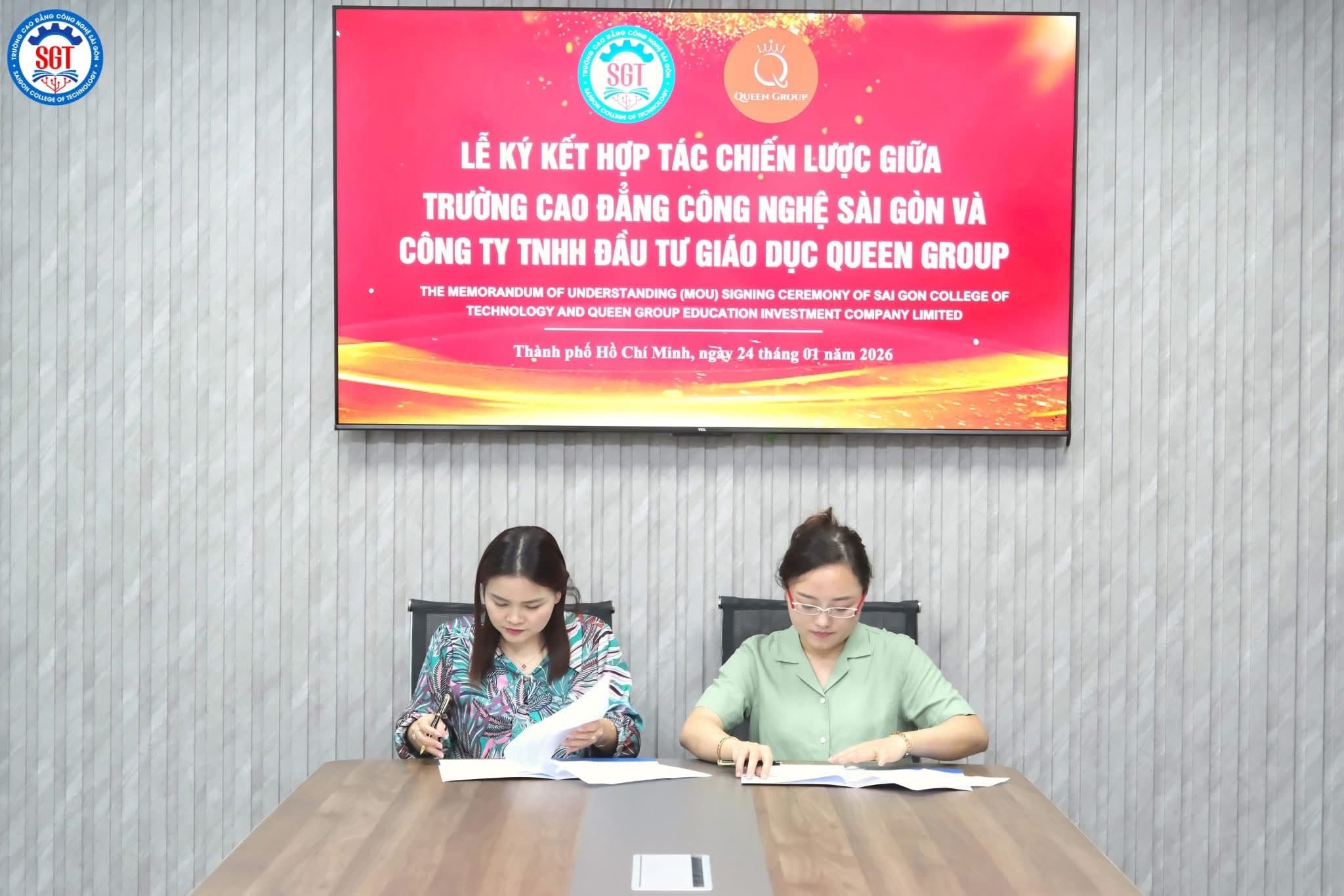 Strategic Cooperation MOU Signing between Queen Group and SGT