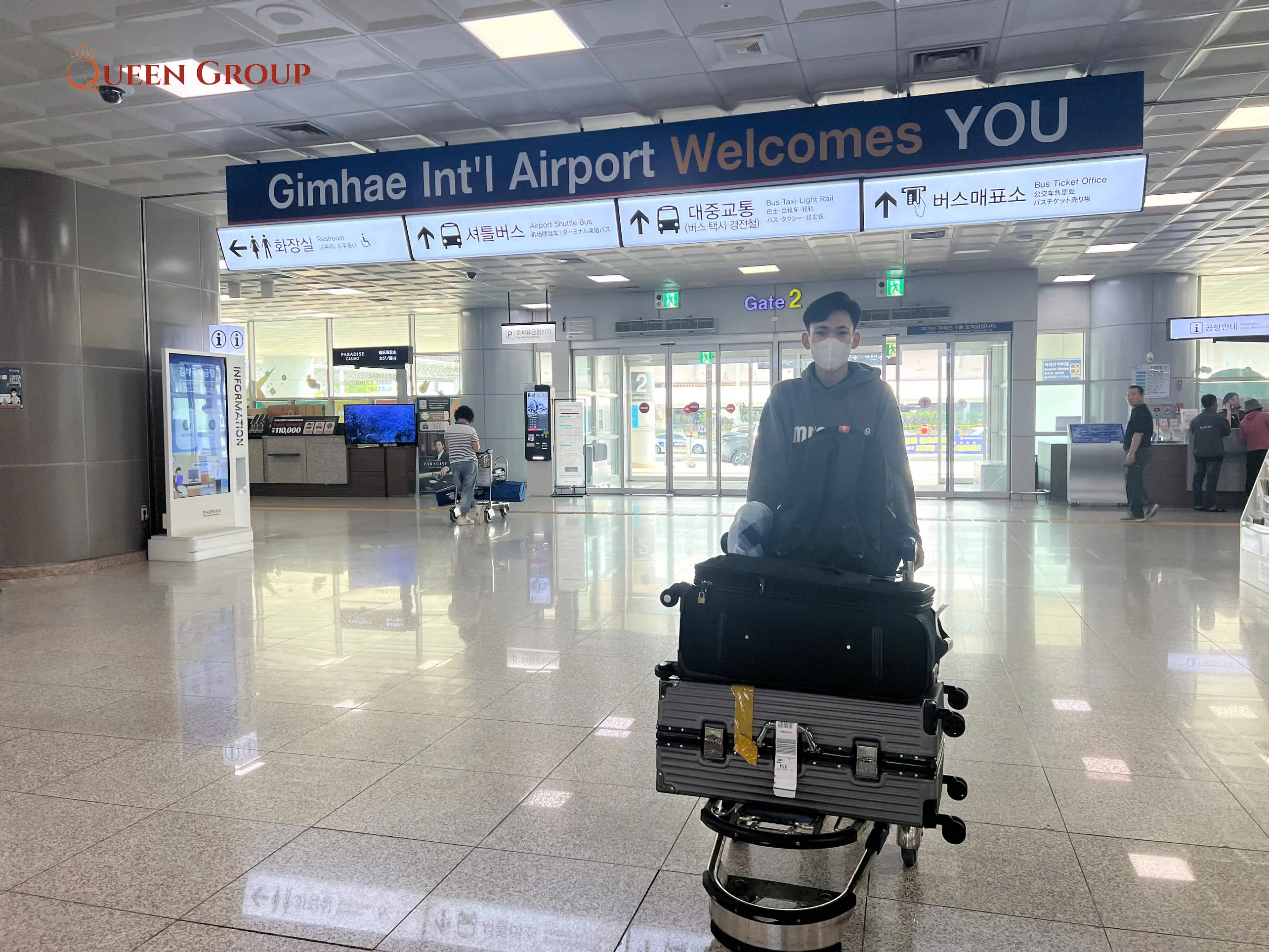 Duhocqueen hỗ trợ đưa rước du học sinh Việt Nam tại sân bay Hàn Quốc